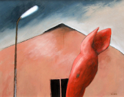 Rotes Haus mit Laterne, 2010