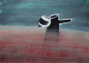 Mars mit Vogelscheuche