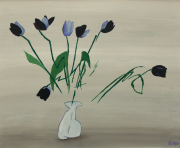 Tulpen (nach einer Blindzeichnung)