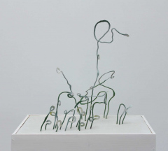 Drahtskulptur (Pflanzen)