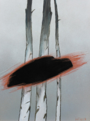 3 Stämme hinter Flugkörper