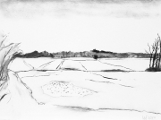 Kohle auf Papier, 30x40cm